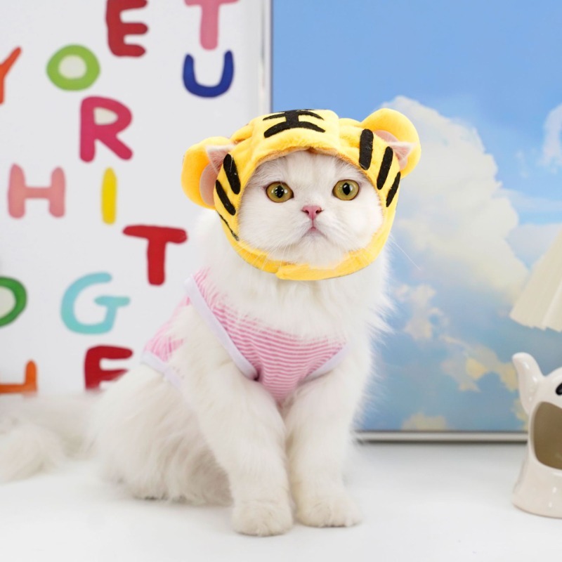 Cotton Sunflower Pet Hat for Cats and Dogs