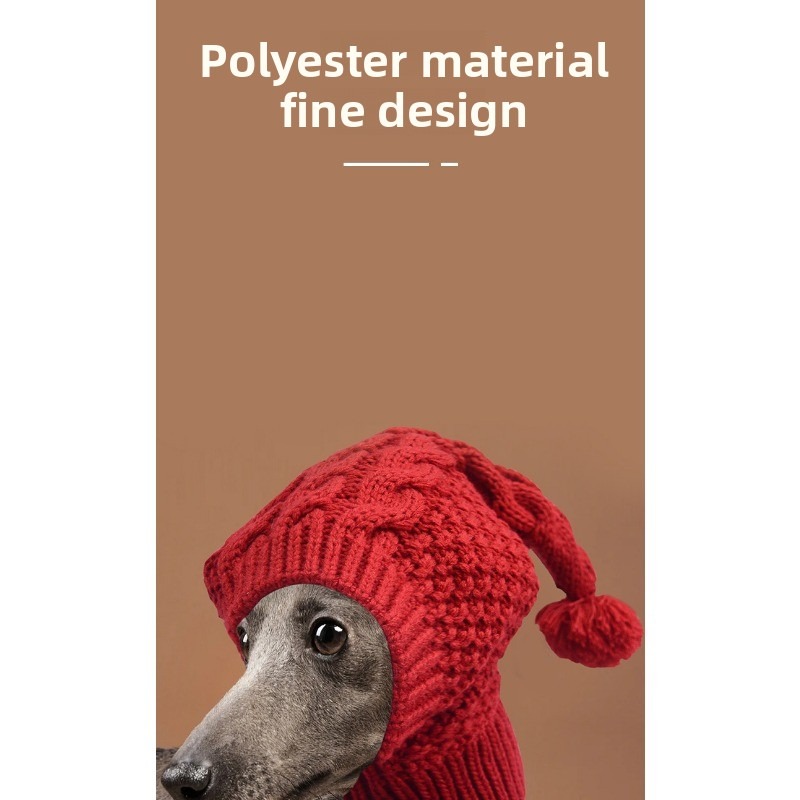 Yarn Warming Hat for Whippets and Greyhounds