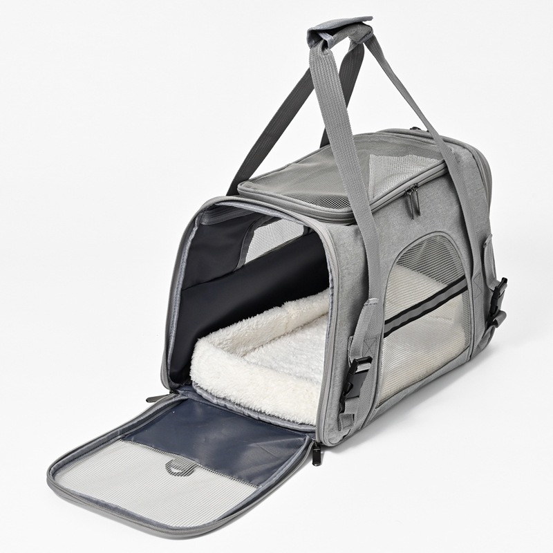 Breathable Soft-Sided Pet Travel Carrier Bag