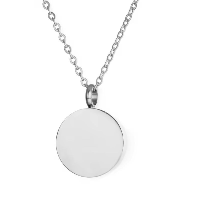Round Perfume Bottle Pet Ashes Memorial Jewelry