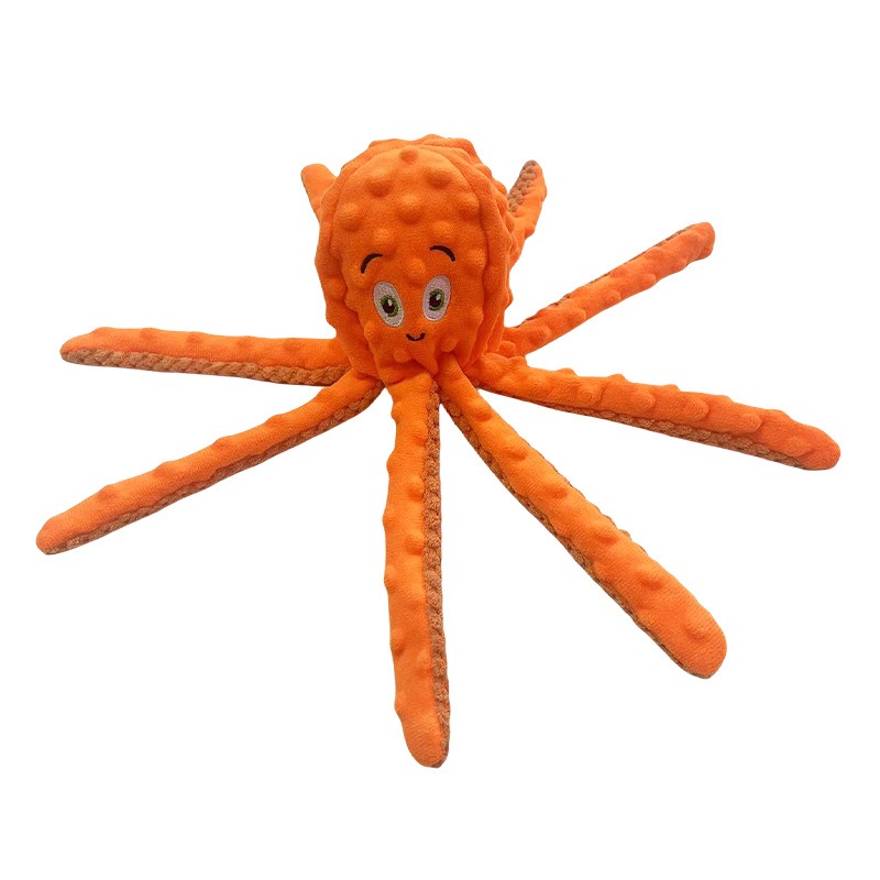 Interactive Octopus Plush Chew Toy for Pets