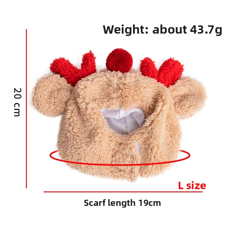 Christmas Flannel Hooded Coat for Pets