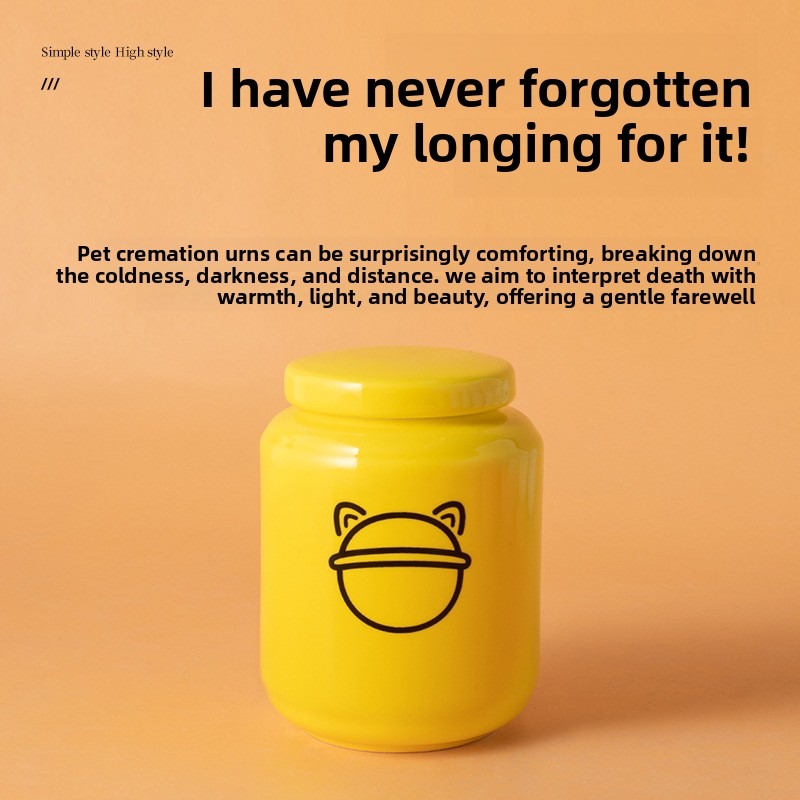 Eco-Friendly Ceramic Dog Cremation Urn
