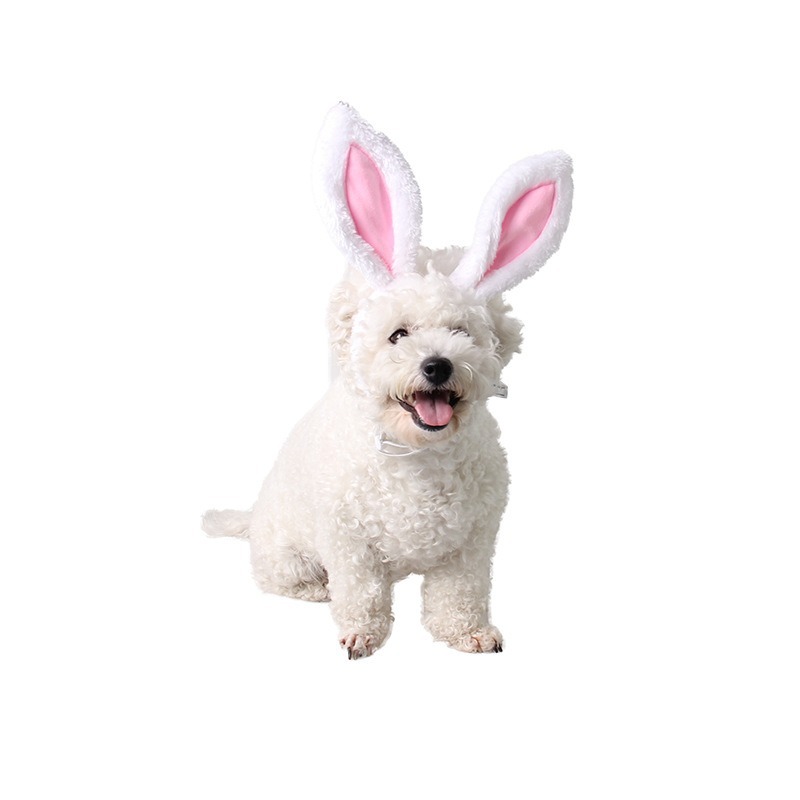 Cartoon Plush Rabbit Ear Pet Headband