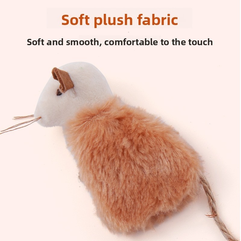 Catnip Plush Mouse Training Toy
