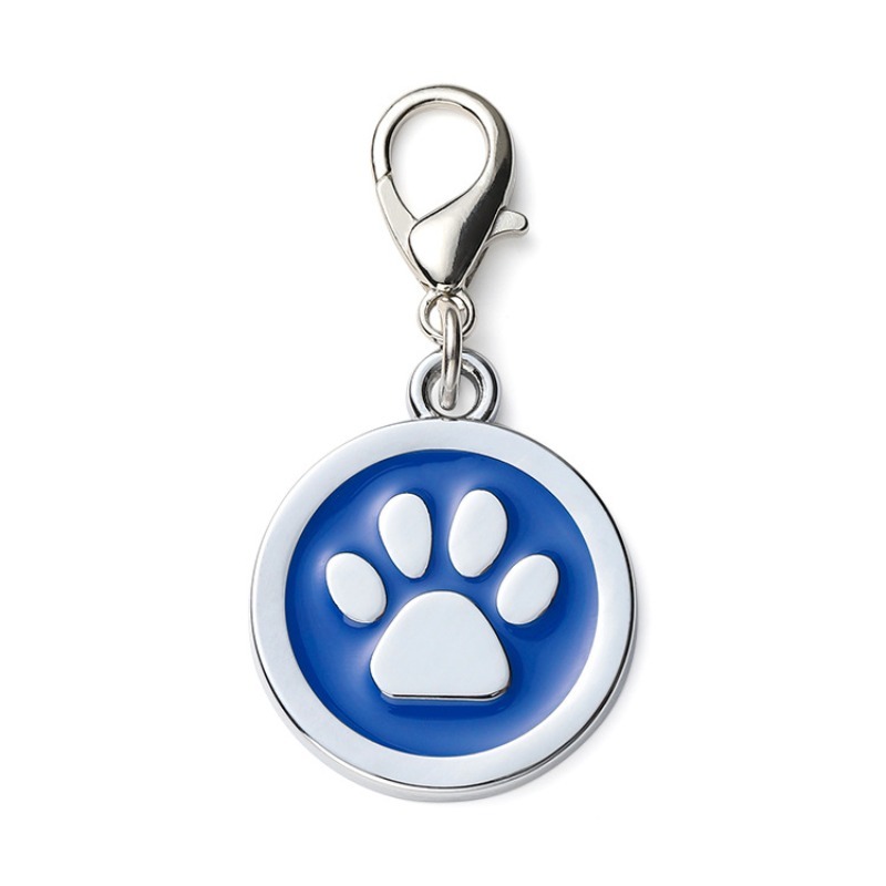 Circular Alloy Dog Tag for Recording Pet Information