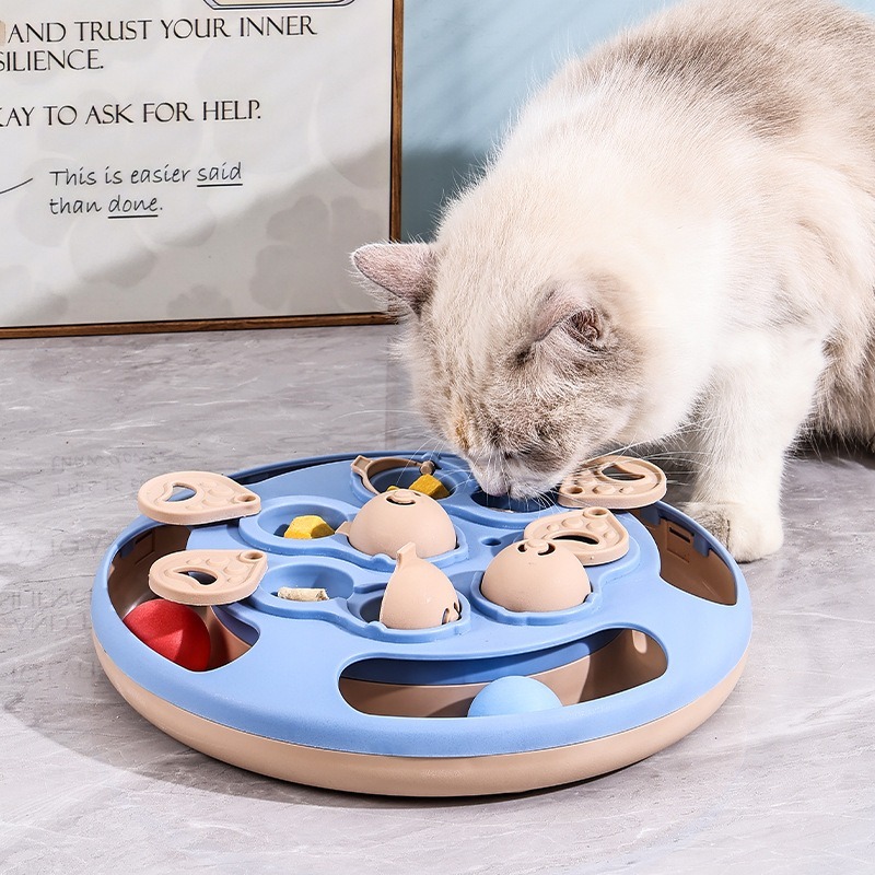 PP Cat Puzzle Feeding Bowl Slow Eating