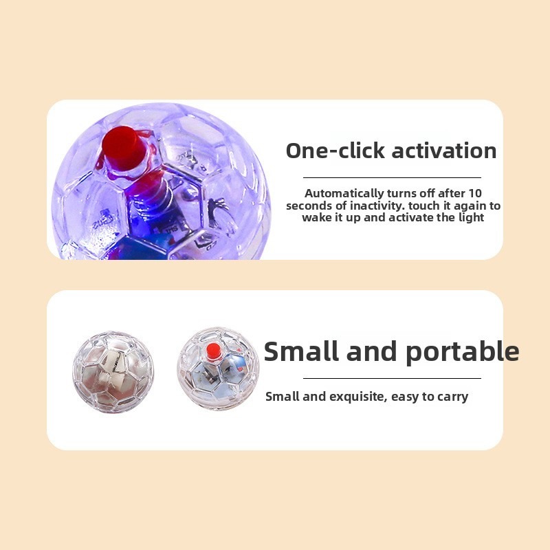 LED Glowing Cat Dog Ball Toy