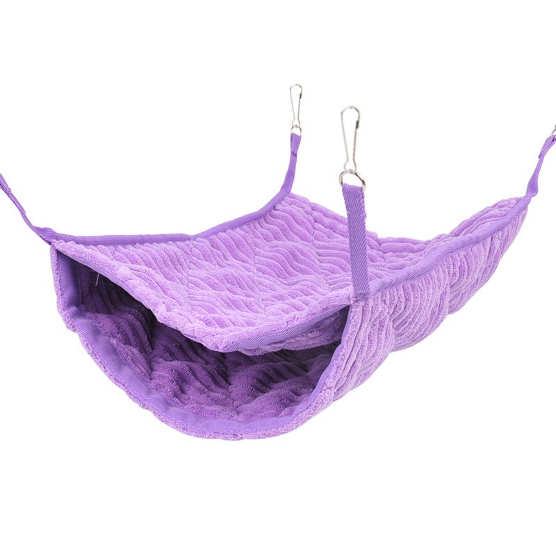 Plush Rectangle Hammock for Ferret Hamster Squirrel