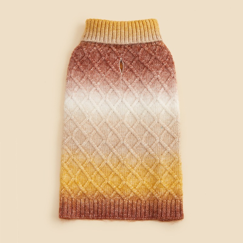 Heart Pattern Pet Jacket with Leash Loop