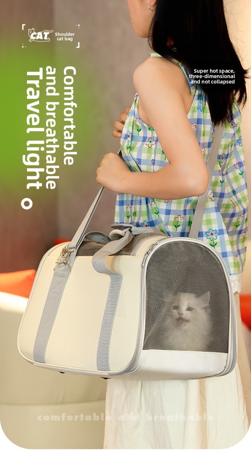 Large Capacity Breathable Pet Backpack