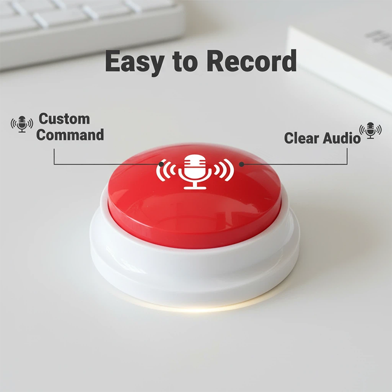 Customized Recordable Dog Training Button