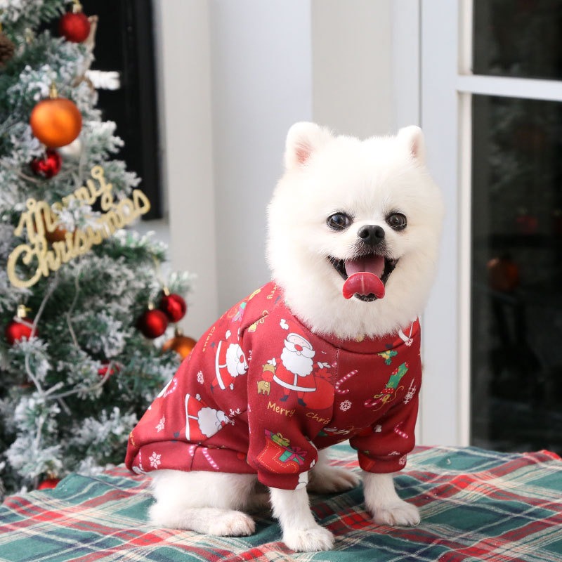 Fleece Santa Claus Costume for Winter Holidays