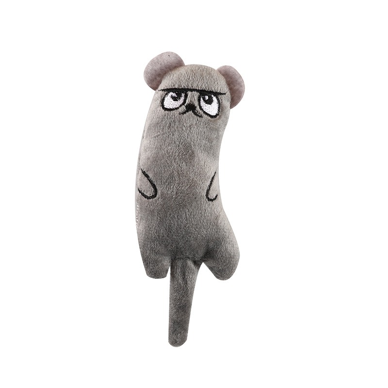 Durable Catnip Plush Mouse Toy for Cats