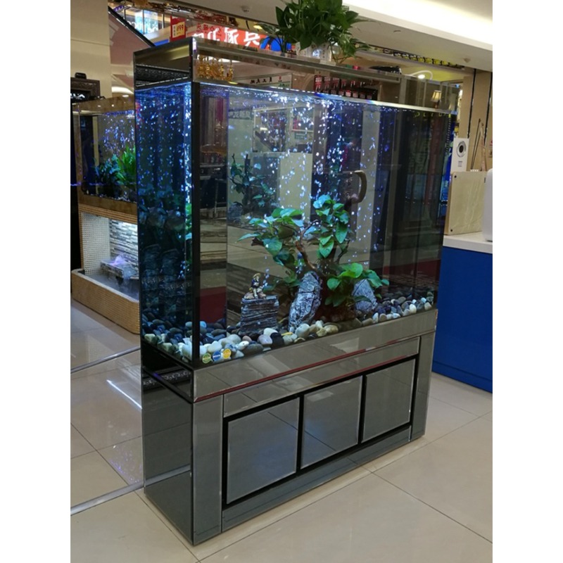 50L Luxury Rectangle Glass Aquarium Remote Control