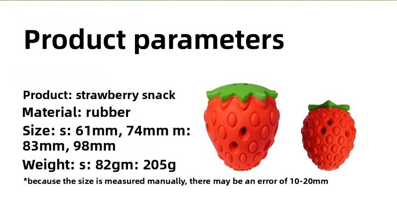 Fruit Shaped Dog Molars Chew Toy