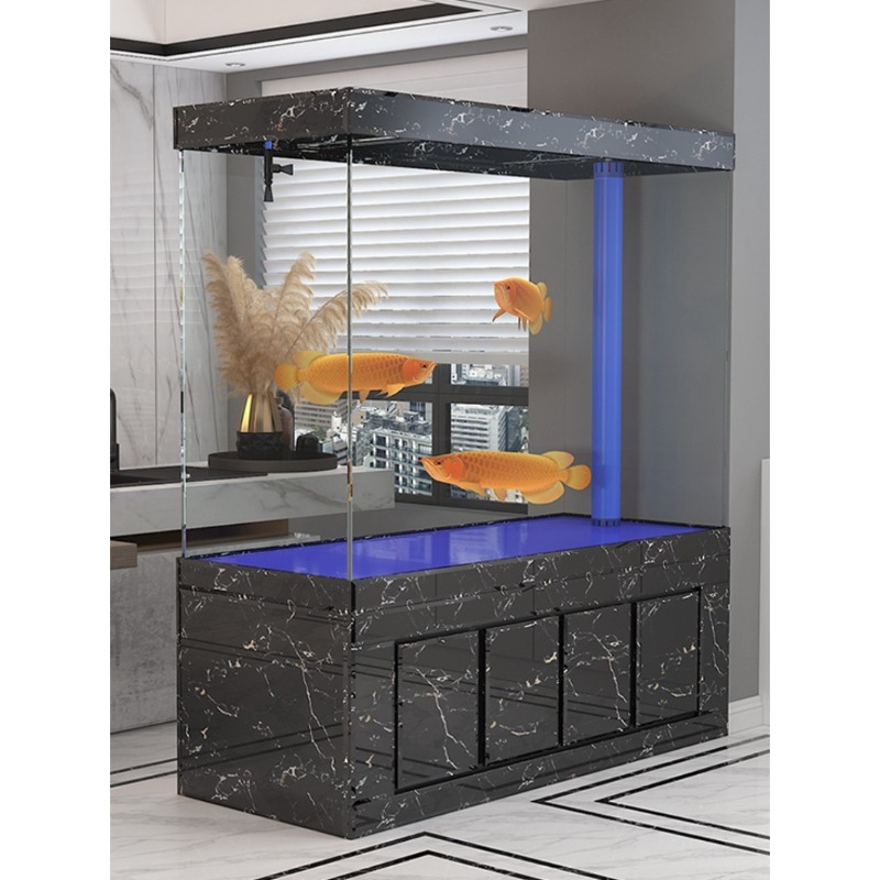 50L Luxury Rectangle Glass Aquarium Remote Control