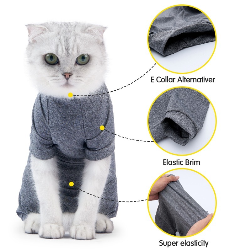 Cat Anti-Shedding Four-Legged Postoperative Suit
