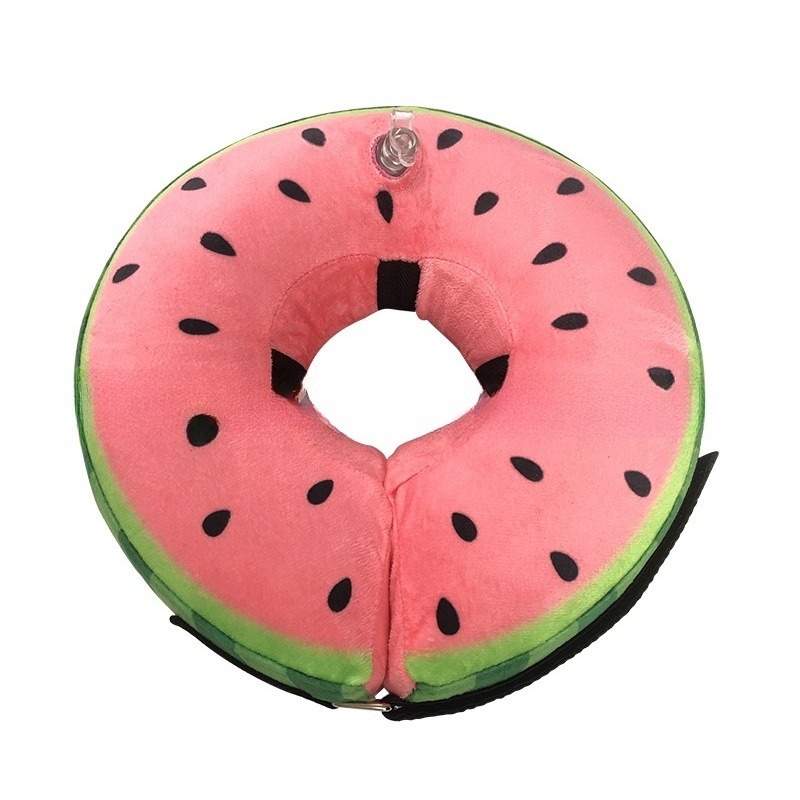 Dog Inflatable Recovery Collar Watermelon Shape