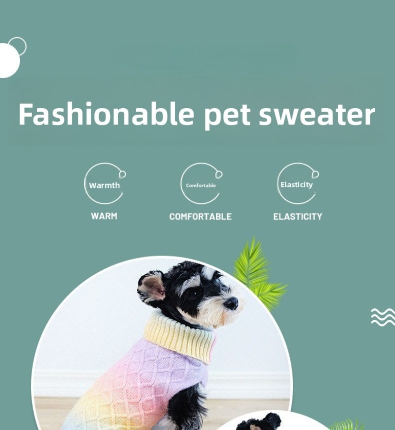 Heart Pattern Pet Jacket with Leash Loop