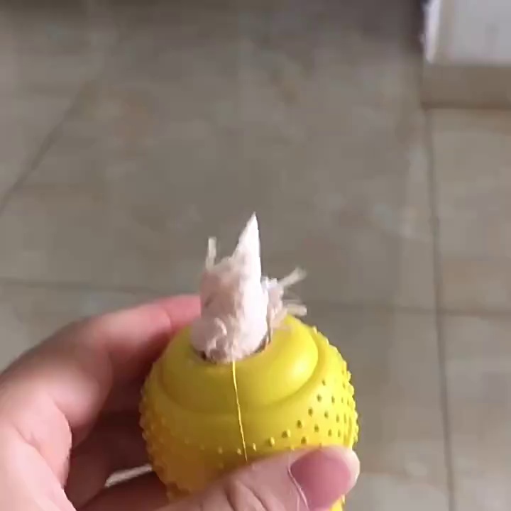 Honeycomb Rubber Dog Chew Toy for Weight Loss