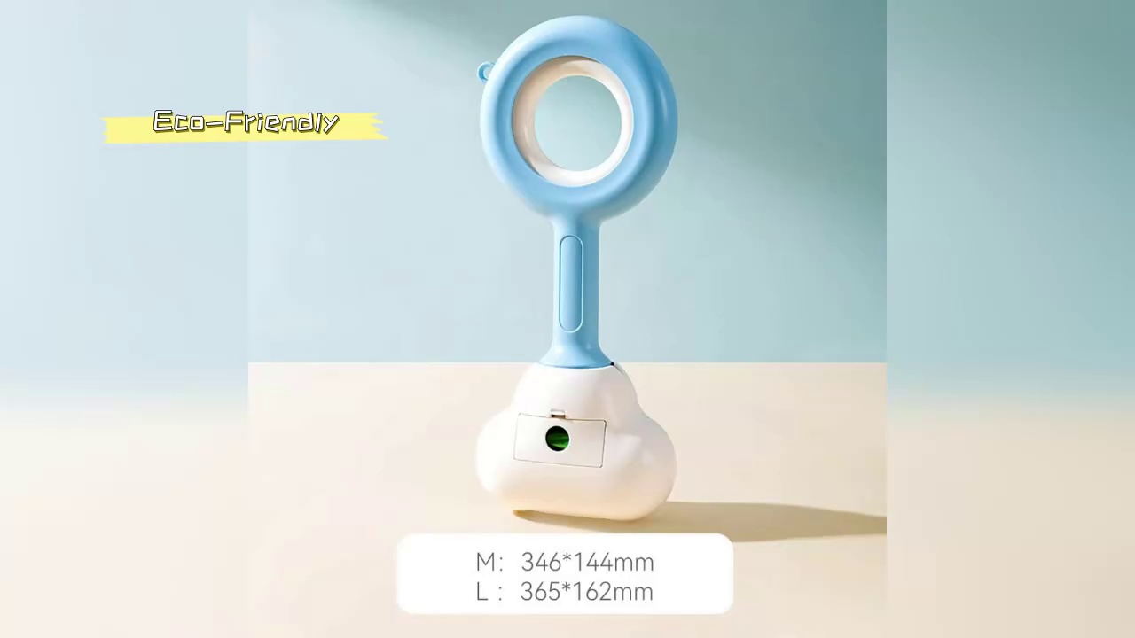 One-Hand Plastic Poop Bag Holder Clip