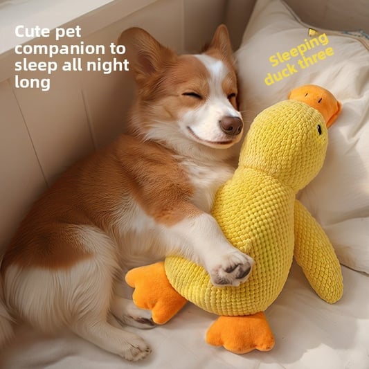 Boredom Buster Plush Dog Toy Chew Resistant