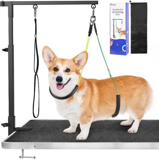 Pet Grooming Stand Adjustable Height with Scissors