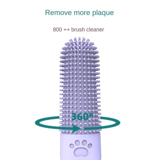 Pet Toothbrush Silicone Dog Cat Finger Dental Care