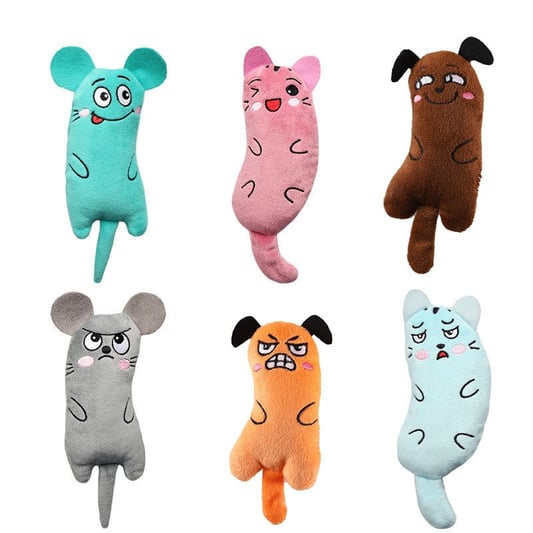 Durable Catnip Plush Mouse Toy for Cats