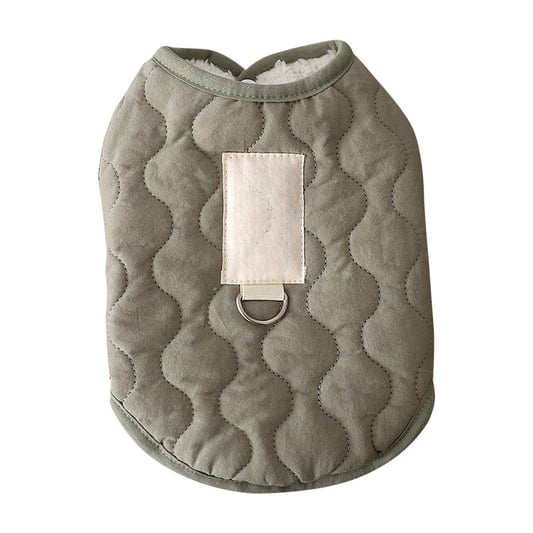 Velvet Winter Vest with Leash Buckle for Cats and Dogs