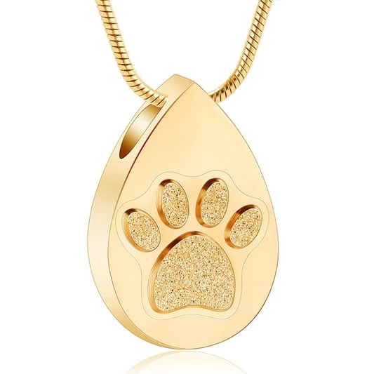 Cylindrical Tree of Life Pet Ashes Urn Pendant