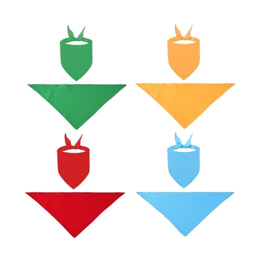 Soft Triangle Pet Drool Towel with Logo