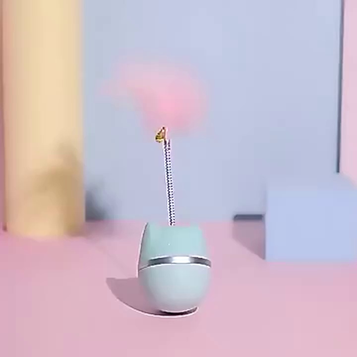 Rolling Ball Feather Bell Cat Toy