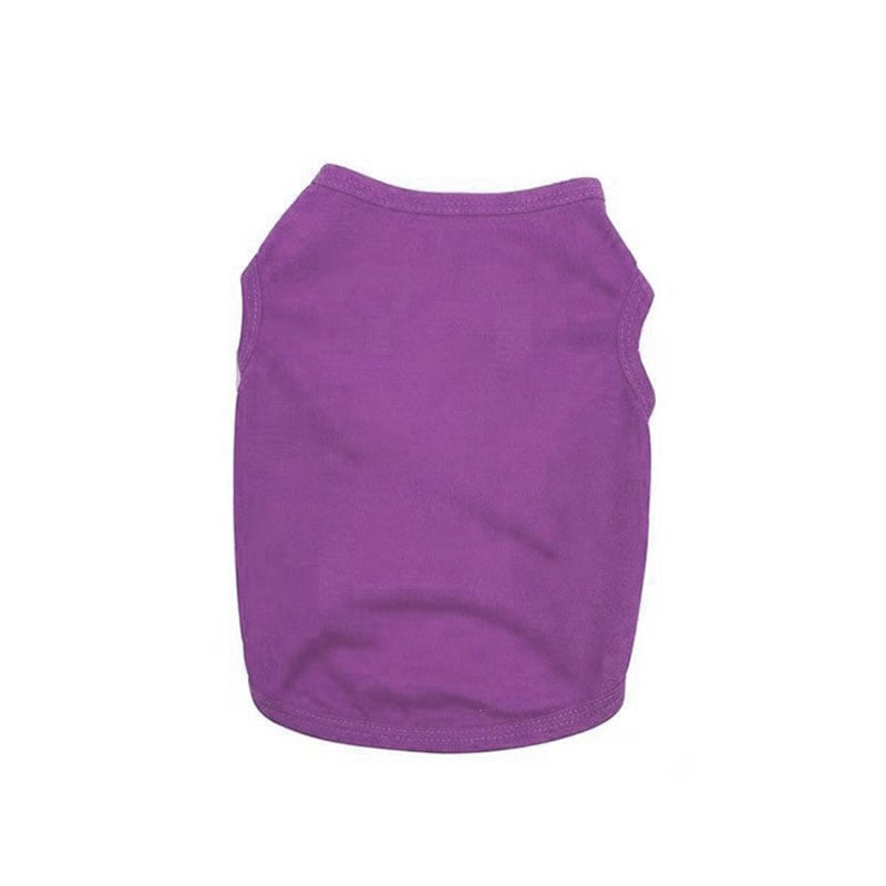 Cotton Dog Vest Solid Color Summer Clothes