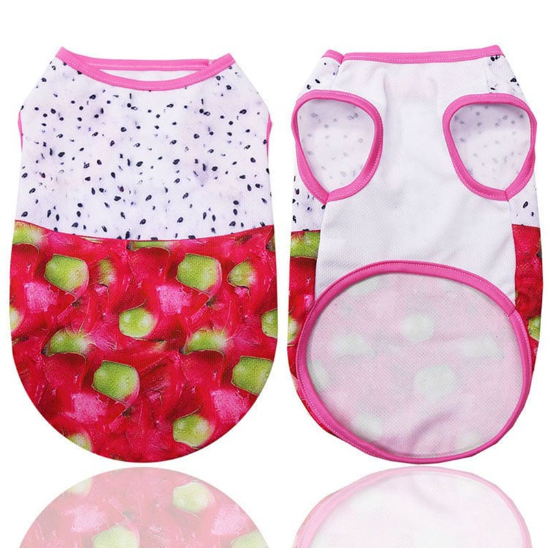 Mesh Dog Vest Faux Harness Design