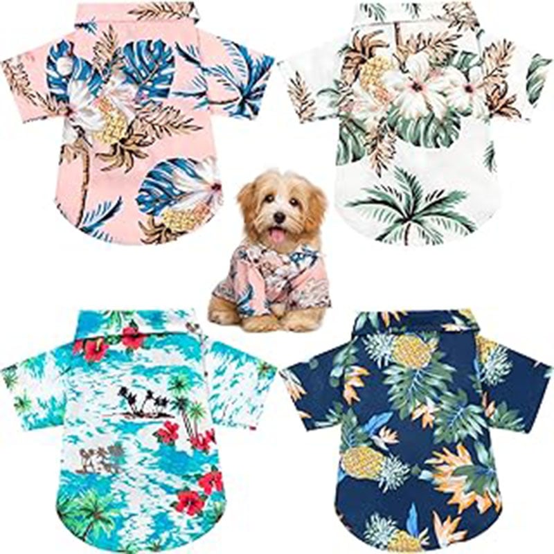 2024 Dog Shirt Bow Tie and Pirate Outfit