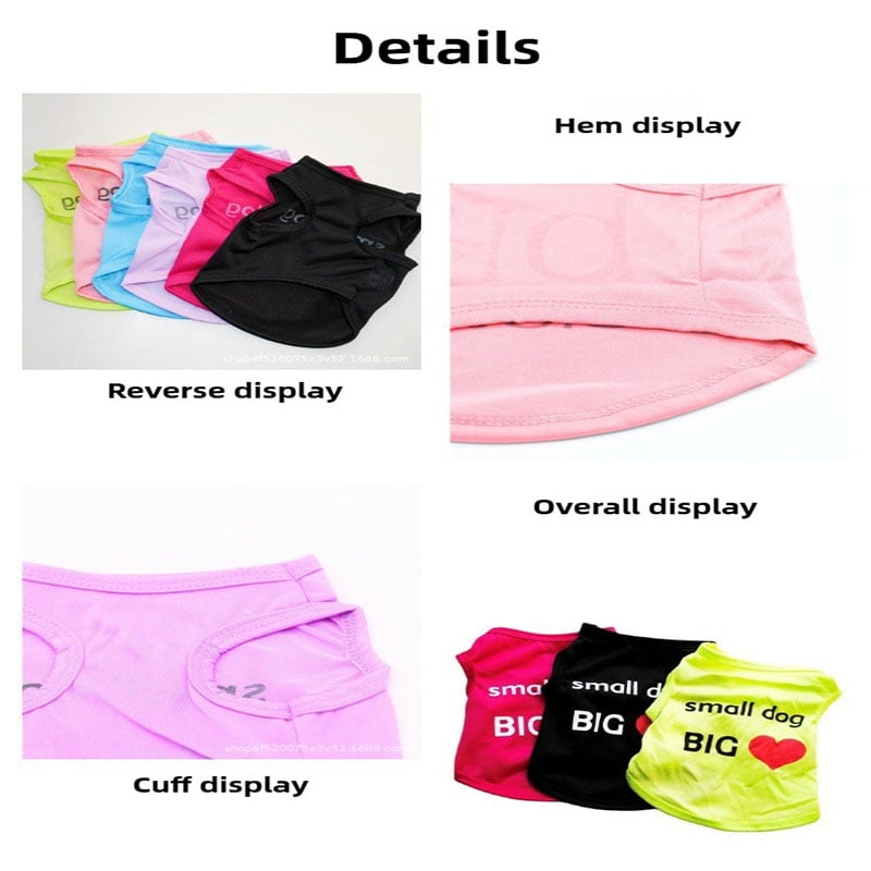 Cooling Dog Vest Polyester Insect-Repellent
