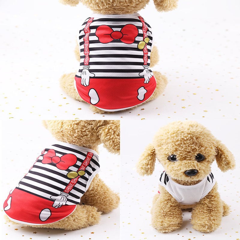 Mesh Dog Vest Faux Harness Design