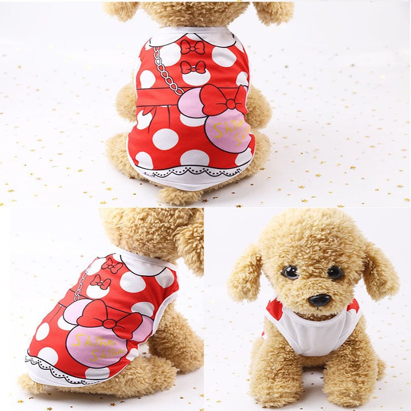 Mesh Dog Vest Faux Harness Design