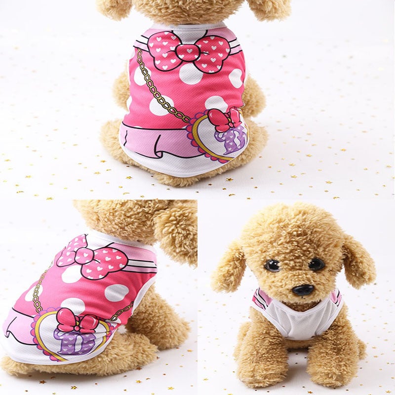 Mesh Dog Vest Faux Harness Design