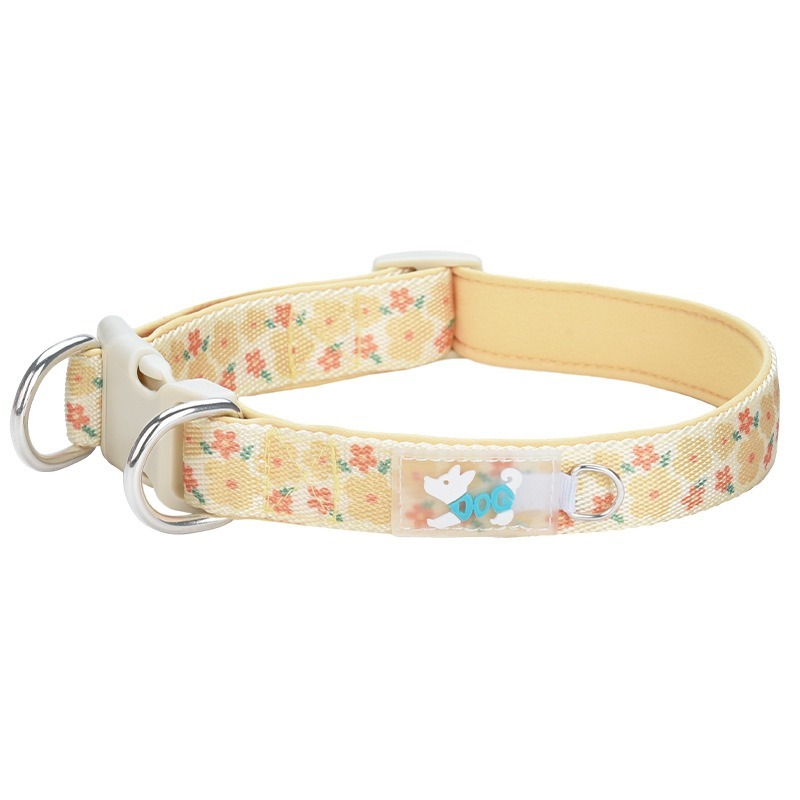 Durable Dog Collar with Leash Attachment