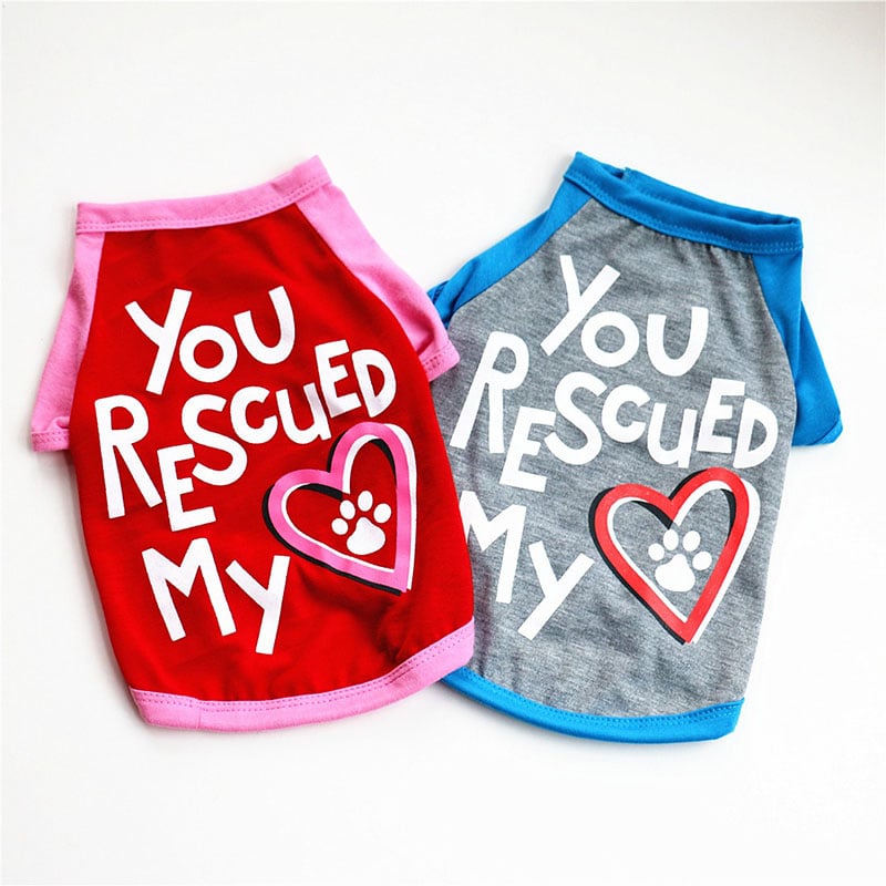 Summer Dog T-Shirt Cute Pet Clothes