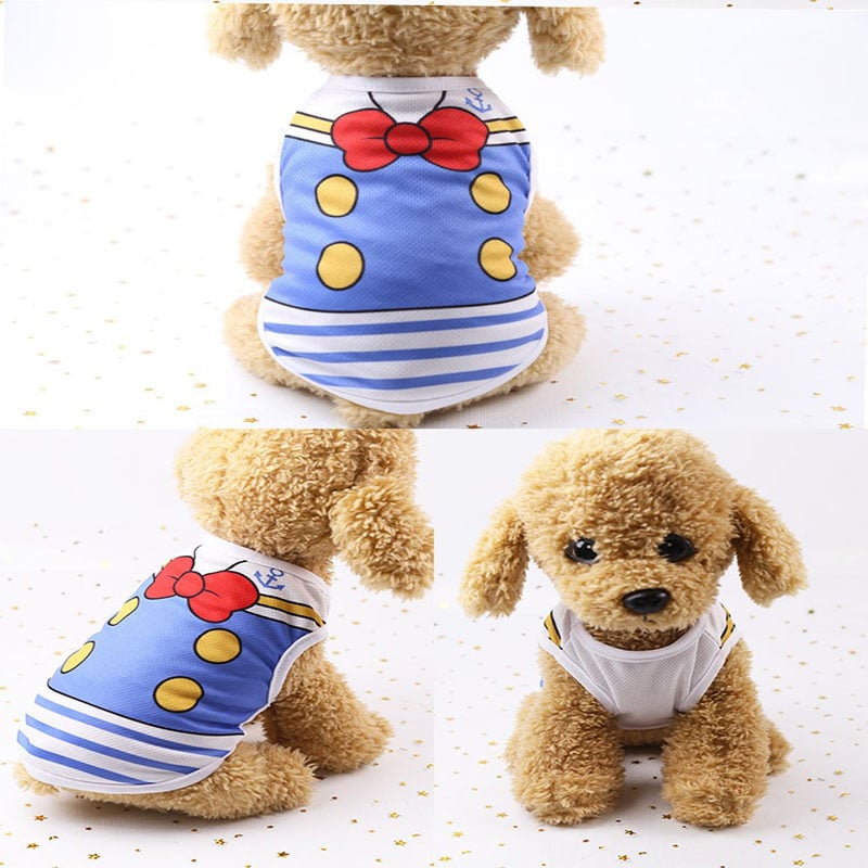Mesh Dog Vest Faux Harness Design