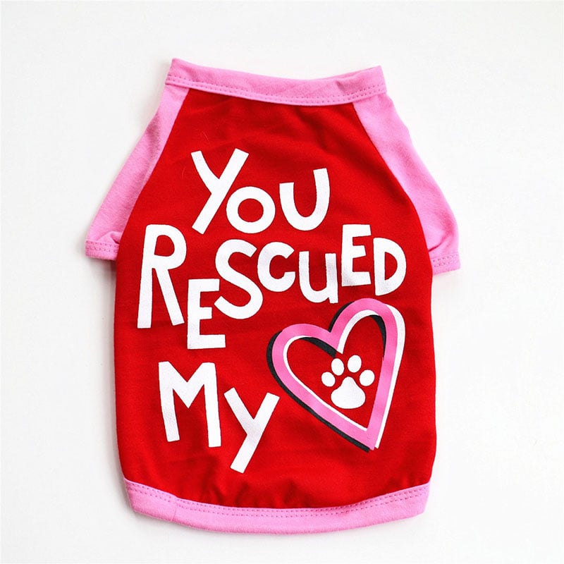 Summer Dog T-Shirt Cute Pet Clothes