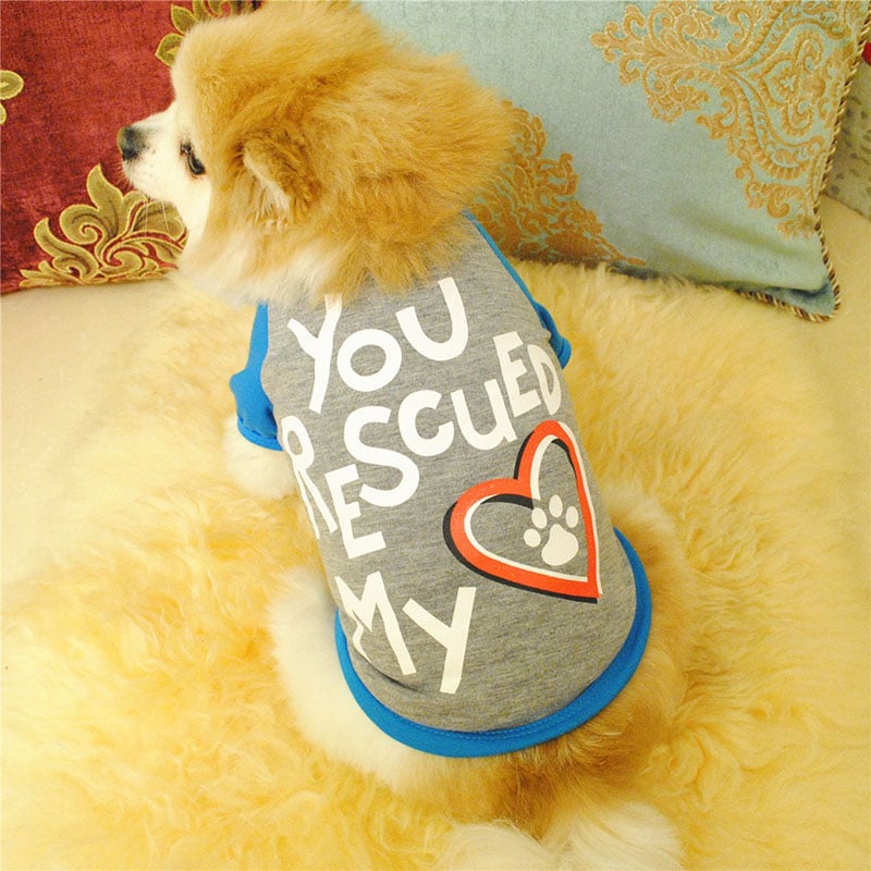 Summer Dog T-Shirt Cute Pet Clothes