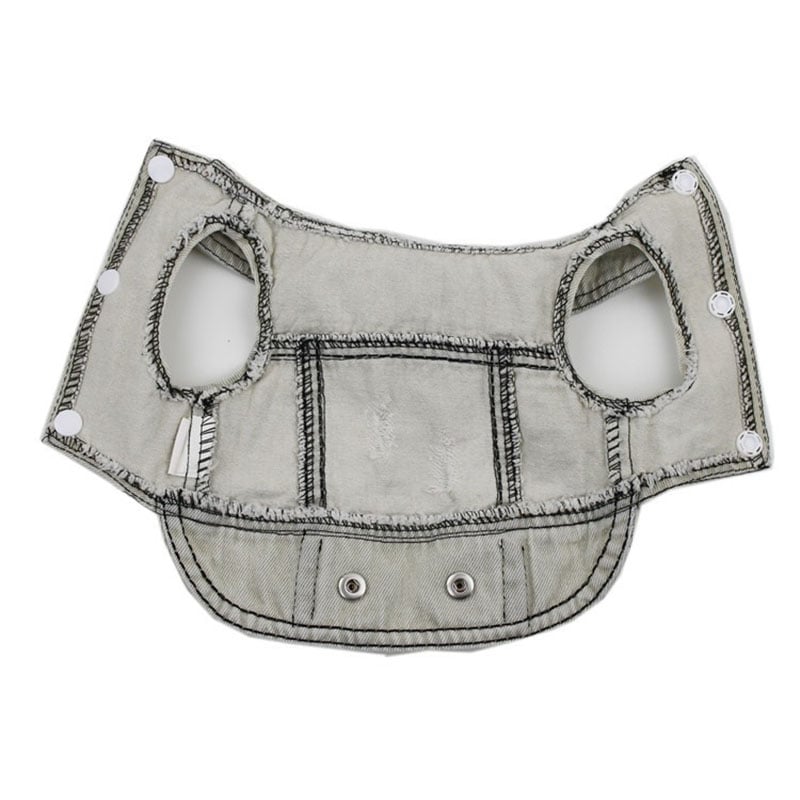 Pet Denim Vest for Small Dogs