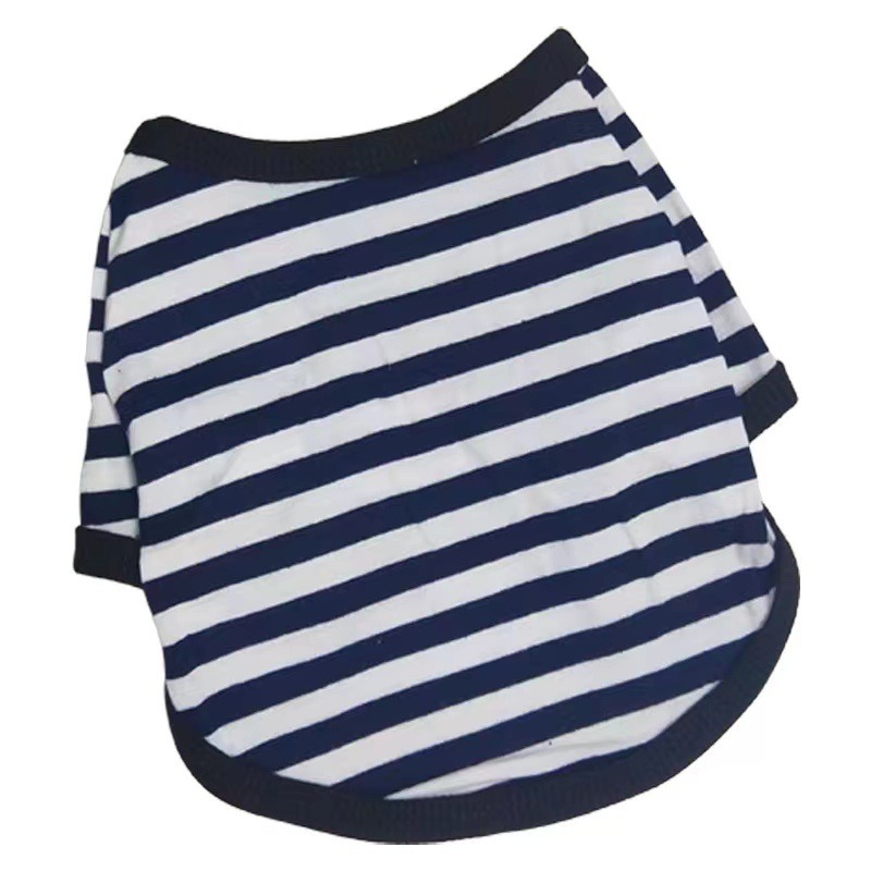 Striped Dog T-Shirt Summer Pet Clothes