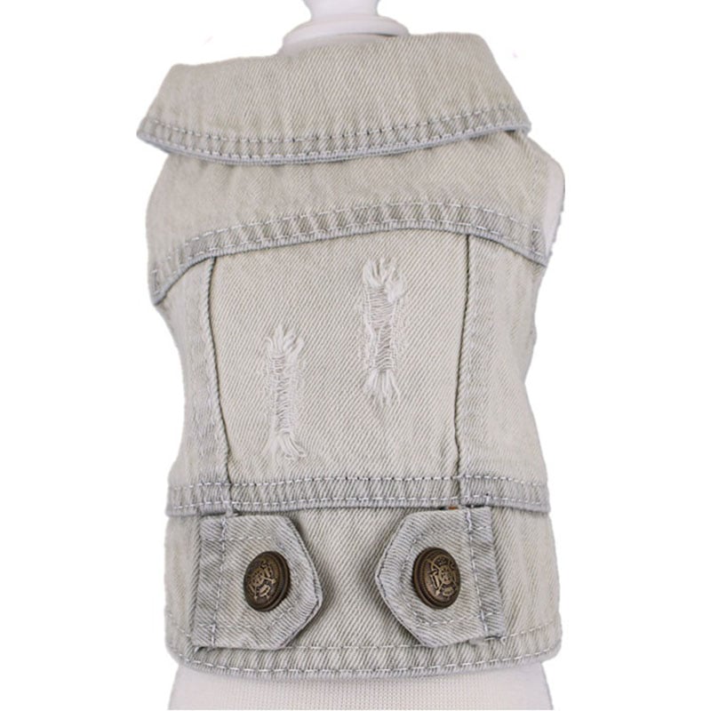 Pet Denim Vest for Small Dogs