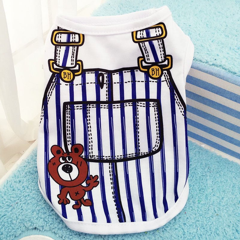 Mesh Dog Vest Faux Harness Design
